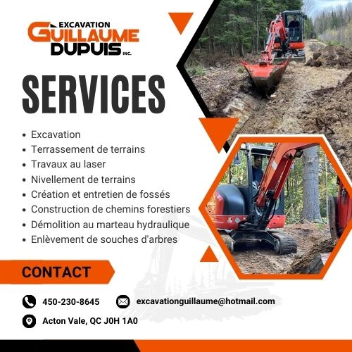 Excavation Guillaume Dupuis Inc. #1